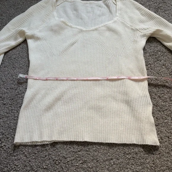 3/$45 Sweetheart Ribbed Sweater - Picture 7 of 8